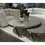 Стол журнальный круглый с узором Table Hypontic Pattern варинант исполнения - 6 | Loft Concept в Тюмени