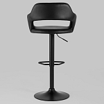 Барный стул черного цвета Strohach варинант исполнения - 4 | Loft Concept в Тюмени