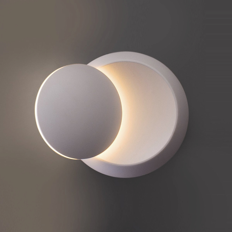 Бра Light Point Luna Wall Lamp White Белый Бра Light Point Luna Wall Lamp White Белый в Тюмени | Loft Concept