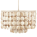 Люстра с каскадом из круглых декоративных элементов Texture Discs варинант исполнения - 3 | Loft Concept в Тюмени