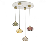 Подвесной светильник с прозрачным стеклянным плафоном округлой формы Effervia  варинант исполнения - 6 | Loft Concept в Тюмени