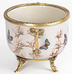 Фарфоровая чаша с бронзовыми элементами Eden Garden варинант исполнения - 3 | Loft Concept в Тюмени