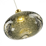 Подвесной светильник с прозрачным стеклянным плафоном округлой формы Effervia  варинант исполнения - 14 | Loft Concept в Тюмени