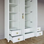 Большой шкаф с витриной Elsa Dreams White варинант исполнения - 3 | Loft Concept в Тюмени