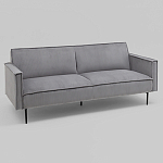 Диван современный вельветовый прямой Worcester Серый варинант исполнения - 1 | Loft Concept в Тюмени