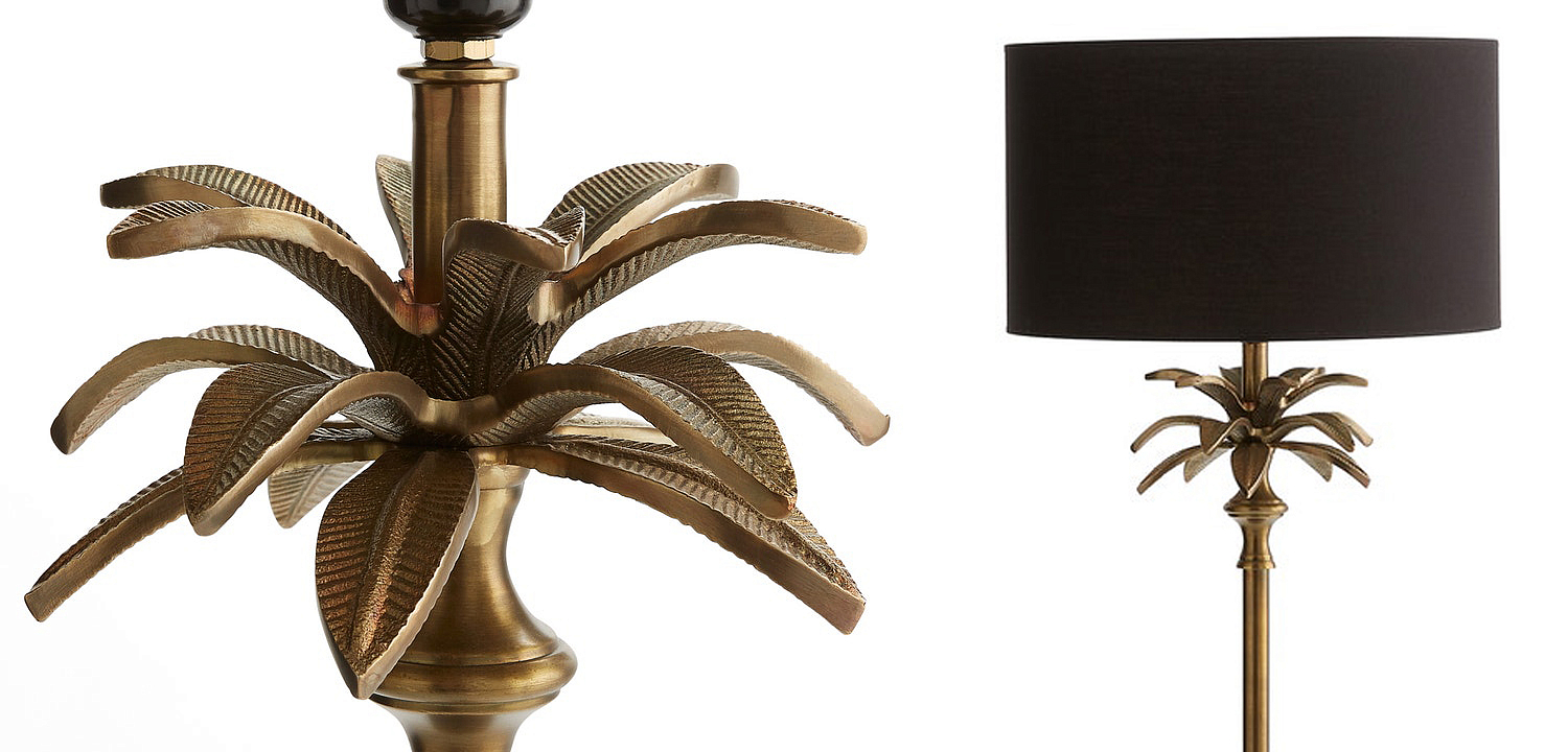 Торшер Palm Black Lampshade Торшер Palm Black Lampshade - Loft-Concept в Тюмени