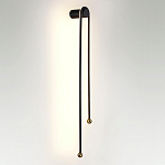 Бра черного цвета с изогнутым плафоном Luke Lampco Tracer Lamp варинант исполнения - 4 | Loft Concept в Тюмени