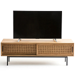ТВ-тумба с плетеным декором Tate Wicker TV Stand варинант исполнения - 2 | Loft Concept в Тюмени