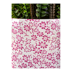 Кашпо из белого фарфора с розовым цветочным орнаментом Eden Garden варинант исполнения - 4 | Loft Concept в Тюмени