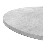 Стол обеденный с круглой светло-серой столешницей Harris Collection варинант исполнения - 5 | Loft Concept в Тюмени