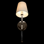 Бра с белым тканевым плафоном в форме конуса и металлическим основанием Nicoleta варинант исполнения - 5 | Loft Concept в Тюмени