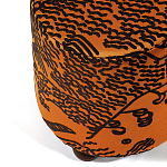 Пуф Wakonda Terracotta Tiger Mountain с Круглыми ножками  варинант исполнения - 1 | Loft Concept в Тюмени