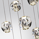 Люстра каскадня с 27-ю прозрачными шарообразными подвесами Bubbles Bocci варинант исполнения - 3 | Loft Concept в Тюмени