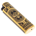 Зажигалка газовая с гравировкой Герба РФ в деревянной коробке Metal Lighters варинант исполнения - 1 | Loft Concept в Тюмени