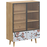 Витрина с изображением на дверцах Elise Cupboard варинант исполнения - 6 | Loft Concept в Тюмени