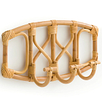 Настенная вешалка из ротанга Willa Wall Hanger S варинант исполнения - 1 | Loft Concept в Тюмени