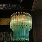 Дизайнерская люстра Blue Lagoon glass бирюзовое стекло  варинант исполнения - 4 | Loft Concept в Тюмени