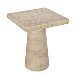 Столик приставной с квадратной столешницей Textured Cream Table варинант исполнения - 2 | Loft Concept в Тюмени