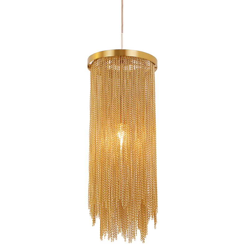 Подвесной светильник Atlantis Chain Brass Латунь в Тюмени | Loft Concept 