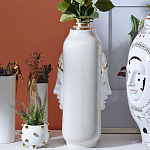 Ваза с золотисто-белыми фрагментами Faces of Imagination варинант исполнения - 9 | Loft Concept в Тюмени