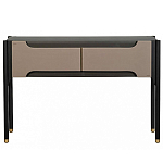 Консоль тёмно-коричневого цвета с 2-мя ящиками Gladstone варинант исполнения - 2 | Loft Concept в Тюмени