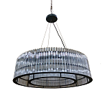 Подвесная люстра круглая Double Glass Sphere варинант исполнения - 1 | Loft Concept в Тюмени