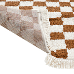 Ковер с шахматным принтом Chess Layout с эффектом шерсти варинант исполнения - 5 | Loft Concept в Тюмени