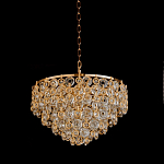 Люстра каскадная с подвесками в форме колец Galaxy of Light варинант исполнения - 4 | Loft Concept в Тюмени