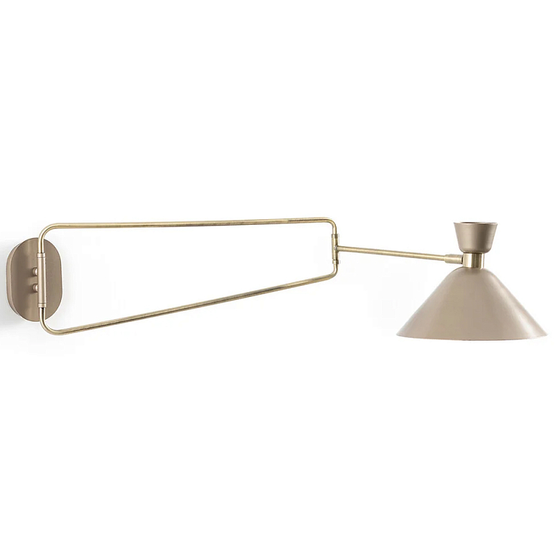 Бра на шарнире Davy Wall Lamp Light Латунь Матовая латунь Бра на шарнире Davy Wall Lamp Light Латунь Матовая латунь в Тюмени | Loft Concept