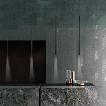 Подвсеной светильник светодиодный металлический цилиндрической формы Высота 80см Trumpet tube варинант исполнения - 10 | Loft Concept в Тюмени