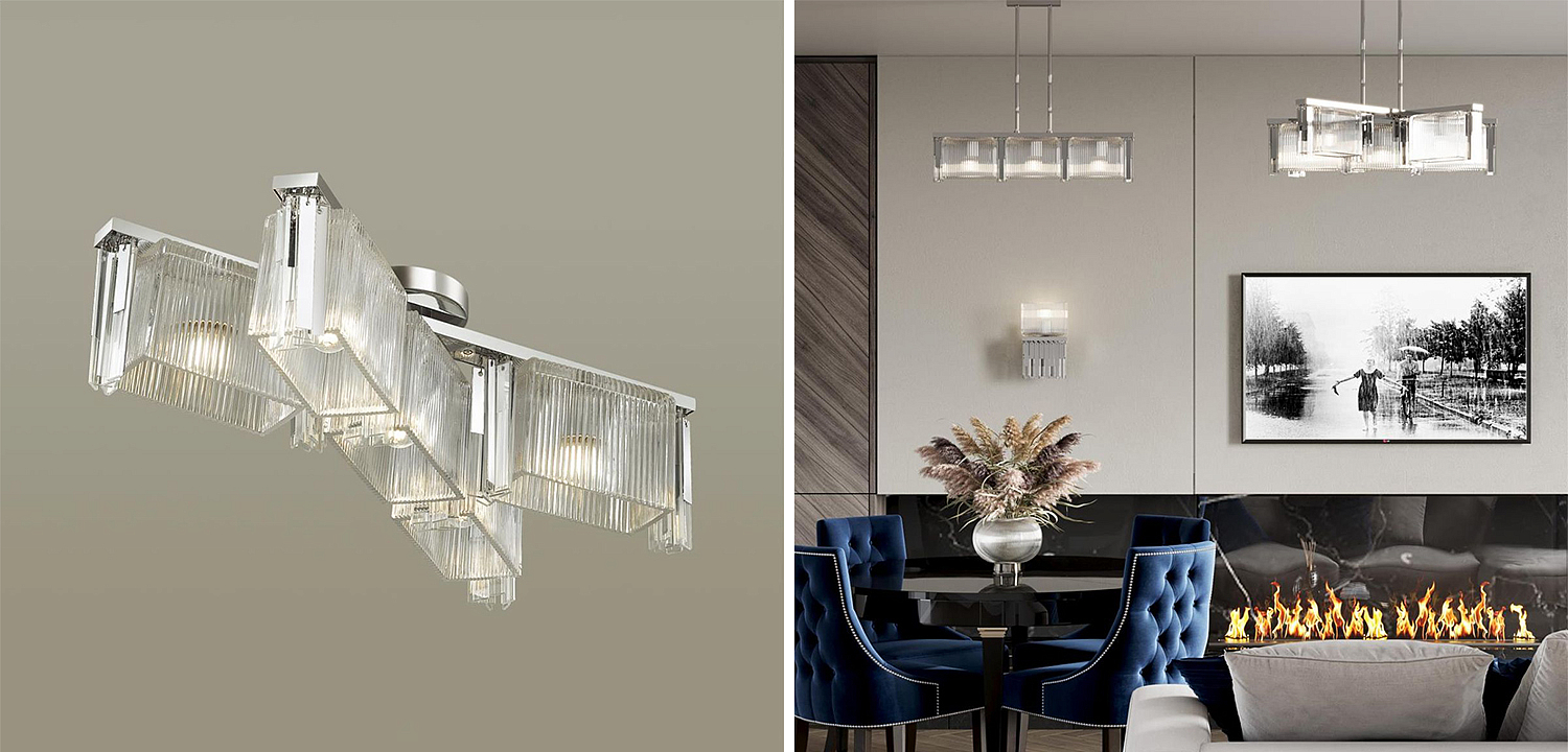 Люстра Madelen Chrome Chandelier 5 Люстра Madelen Chrome Chandelier 5 - Loft-Concept в Тюмени