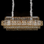 Люстра овальной формы хрустальная в неоклассическом стиле Majesty варинант исполнения - 1 | Loft Concept в Тюмени