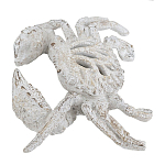 Статуэтка краб с детализированной текстурой в белом цвете Marine Accessories варинант исполнения - 2 | Loft Concept в Тюмени