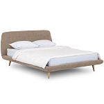 Кровать с мягким изголовьем Palmer Bed варинант исполнения - 16 | Loft Concept в Тюмени