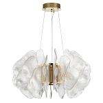 Люстра с декором в виде крупных рельефных лепестков 80 см Ethereal Bloom варинант исполнения - 2 | Loft Concept в Тюмени