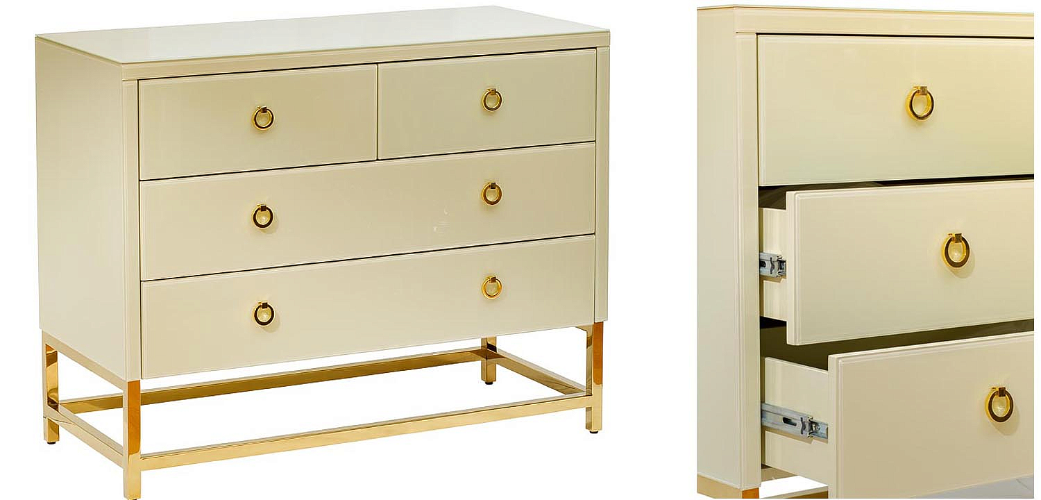 Комод в стиле модерн Marinella Beige Commode Бежевый Комод в стиле модерн Marinella Beige Commode Бежевый - Loft-Concept в Тюмени
