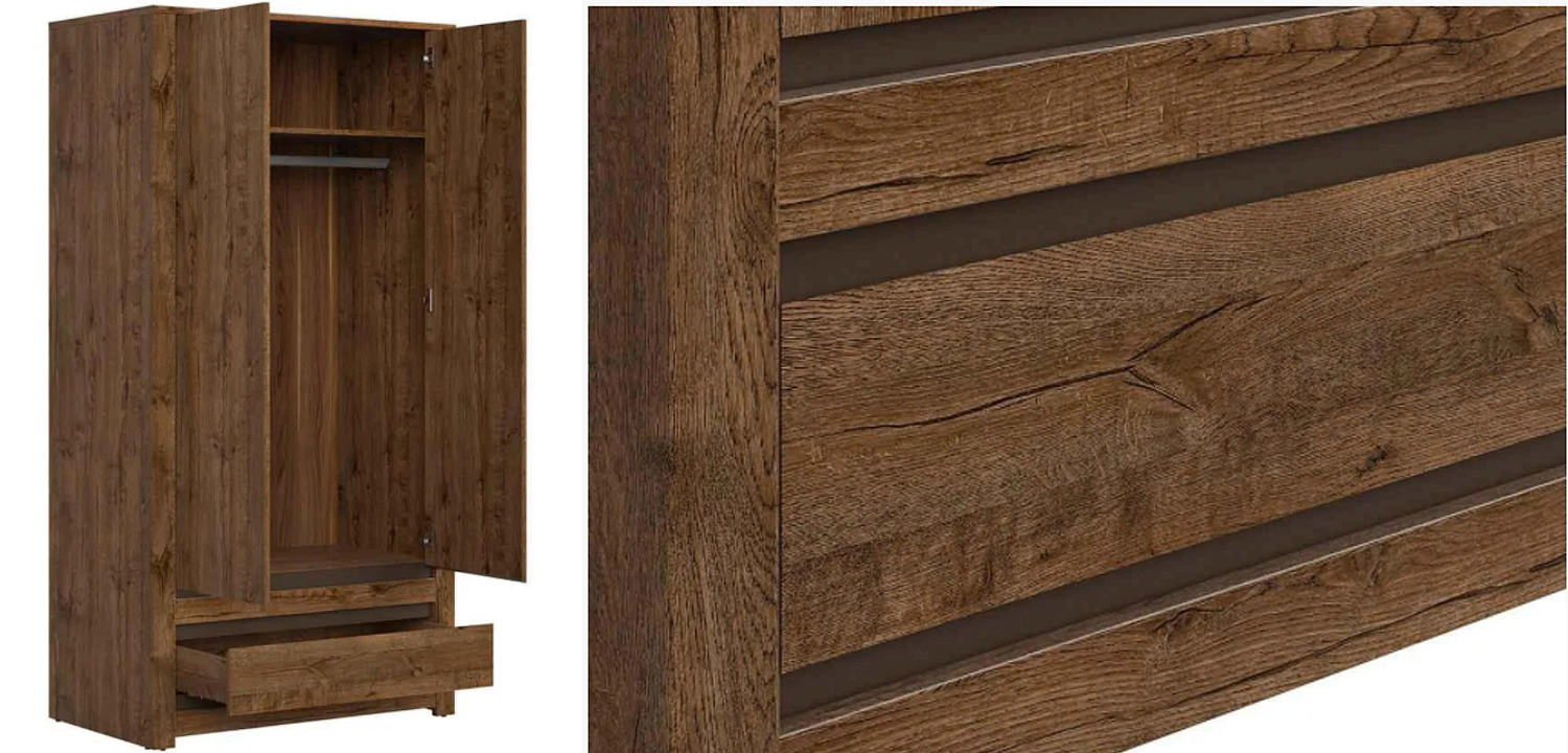 Шкаф Helga Wardrobe две двери Шкаф Helga Wardrobe две двери - Loft-Concept в Тюмени