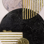 Панно декоративное с объемным эффектом Asymmetry варинант исполнения - 4 | Loft Concept в Тюмени