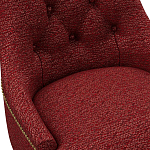 Мебельная ткань Шенилл бордовый цвет 138 см T4-23 варинант исполнения - 6 | Loft Concept в Тюмени