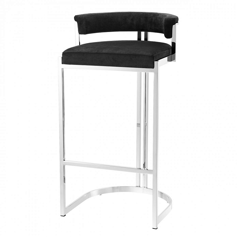 Барный стул Eichholtz Bar Stool Dante Черный Нержавеющая сталь Барный стул Eichholtz Bar Stool Dante Черный Нержавеющая сталь в Тюмени | Loft Concept