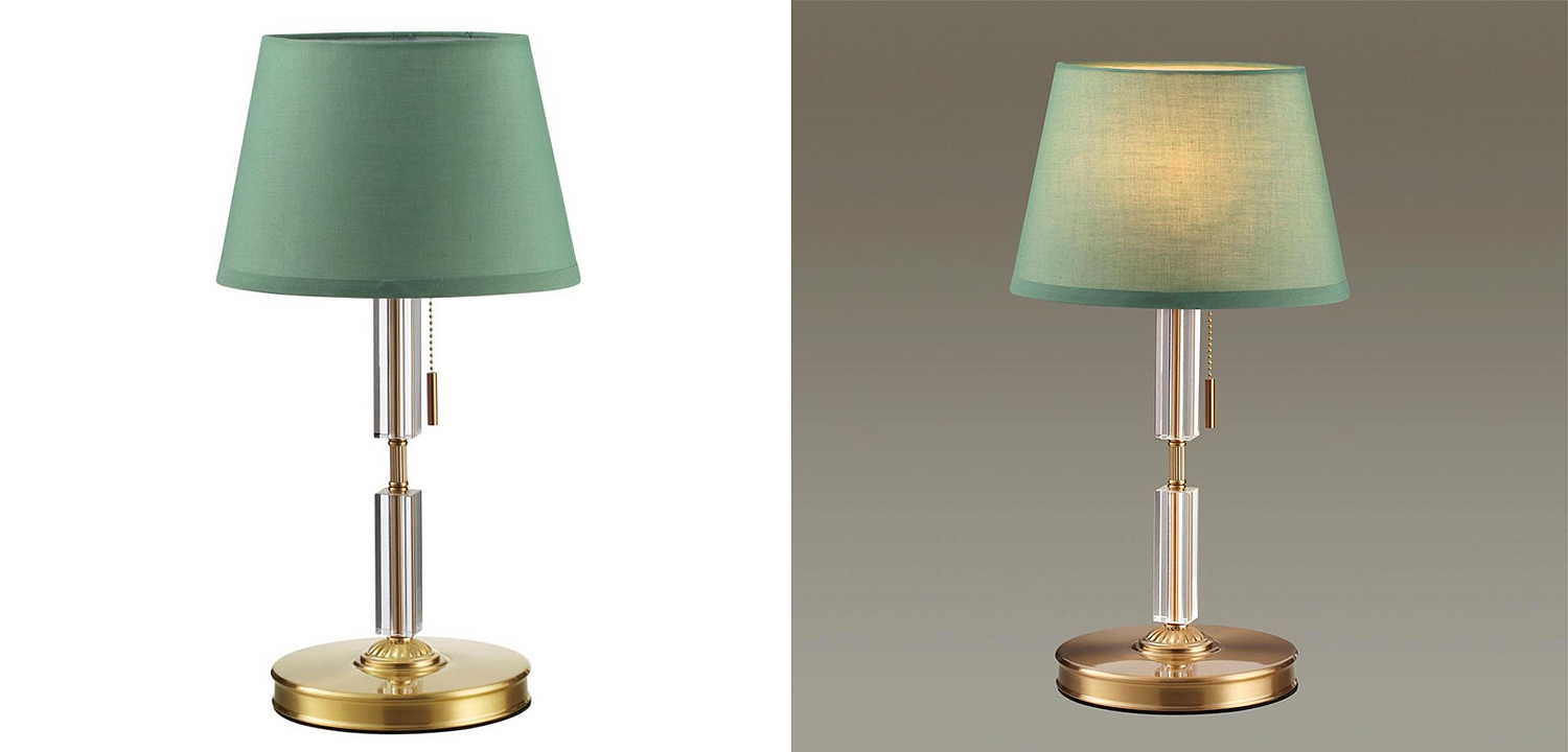 Настольная лампа Ramona Green Table Lamp Настольная лампа Ramona Green Table Lamp - Loft-Concept в Тюмени