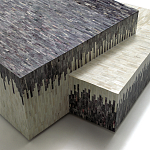 Дизайнерский журнальный стол с инкрустацией Plateau Coffee Table  варинант исполнения - 3 | Loft Concept в Тюмени