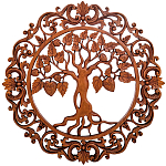 Панно из дерева LeafBerry Panel With Trees варинант исполнения - 1 | Loft Concept в Тюмени