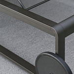 Шезлонг на металлическом каркасе с регулируемой спинкой GUELL Sunbed варинант исполнения - 6 | Loft Concept в Тюмени