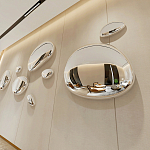 Абстрактная скульптура на стену в виде капли воды Water Outline варинант исполнения - 5 | Loft Concept в Тюмени