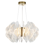 Люстра с декором в виде крупных рельефных лепестков 80 см Ethereal Bloom варинант исполнения - 4 | Loft Concept в Тюмени