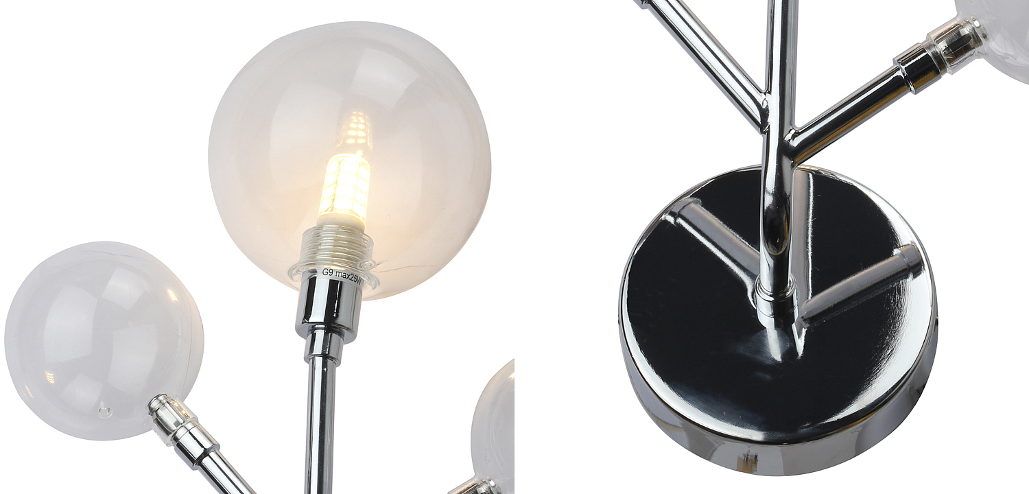 Бра Berries Trio Sconce chromium Бра Berries Trio Sconce chromium - Loft-Concept в Тюмени