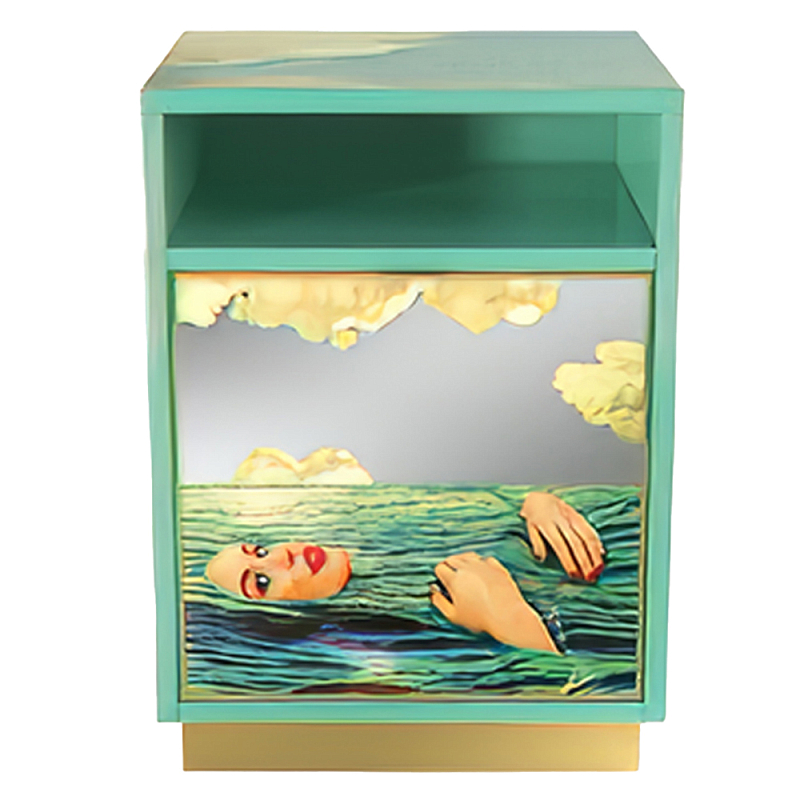 Прикроватная тумба Seletti Seagirl Голубой Золотой Прикроватная тумба Seletti Seagirl Голубой Золотой в Тюмени | Loft Concept
