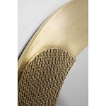 Зеркало золотое со вставками в виде геометрических фигур варинант исполнения - 3 | Loft Concept в Тюмени