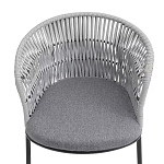 Кресло с декоративным плетением на спинке и подлокотниках Armchair Weaving варинант исполнения - 5 | Loft Concept в Тюмени